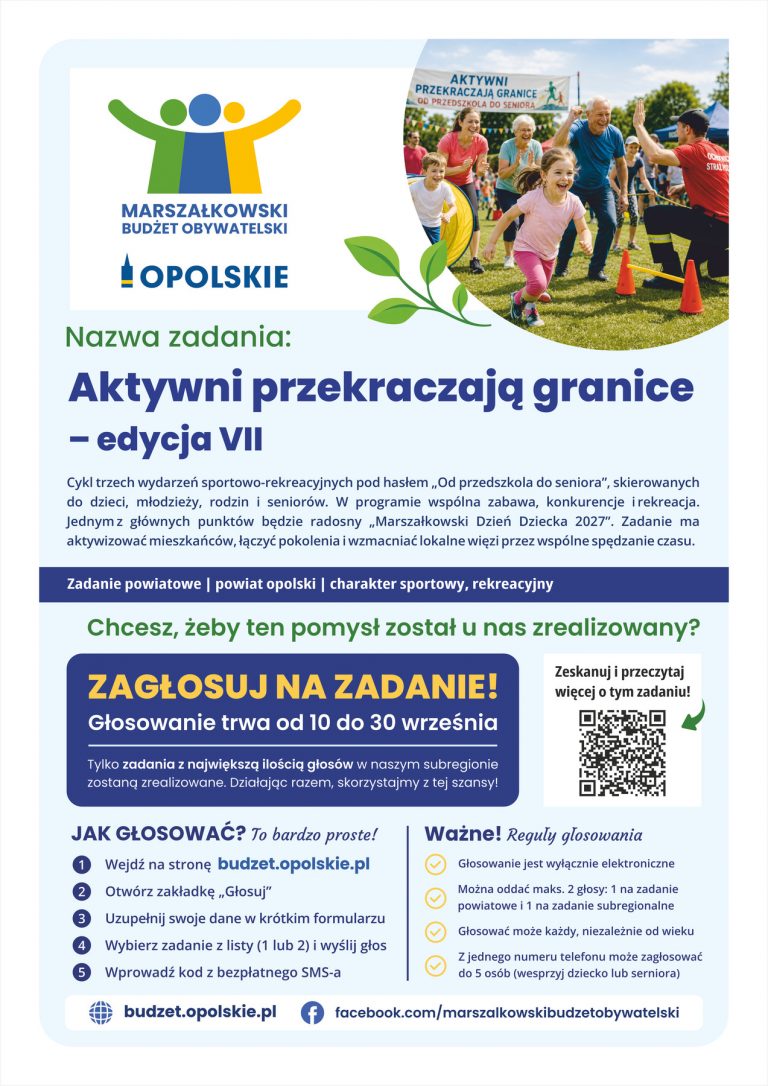 Plakat – Aktywni Przekraczają Granice – Edycja VII