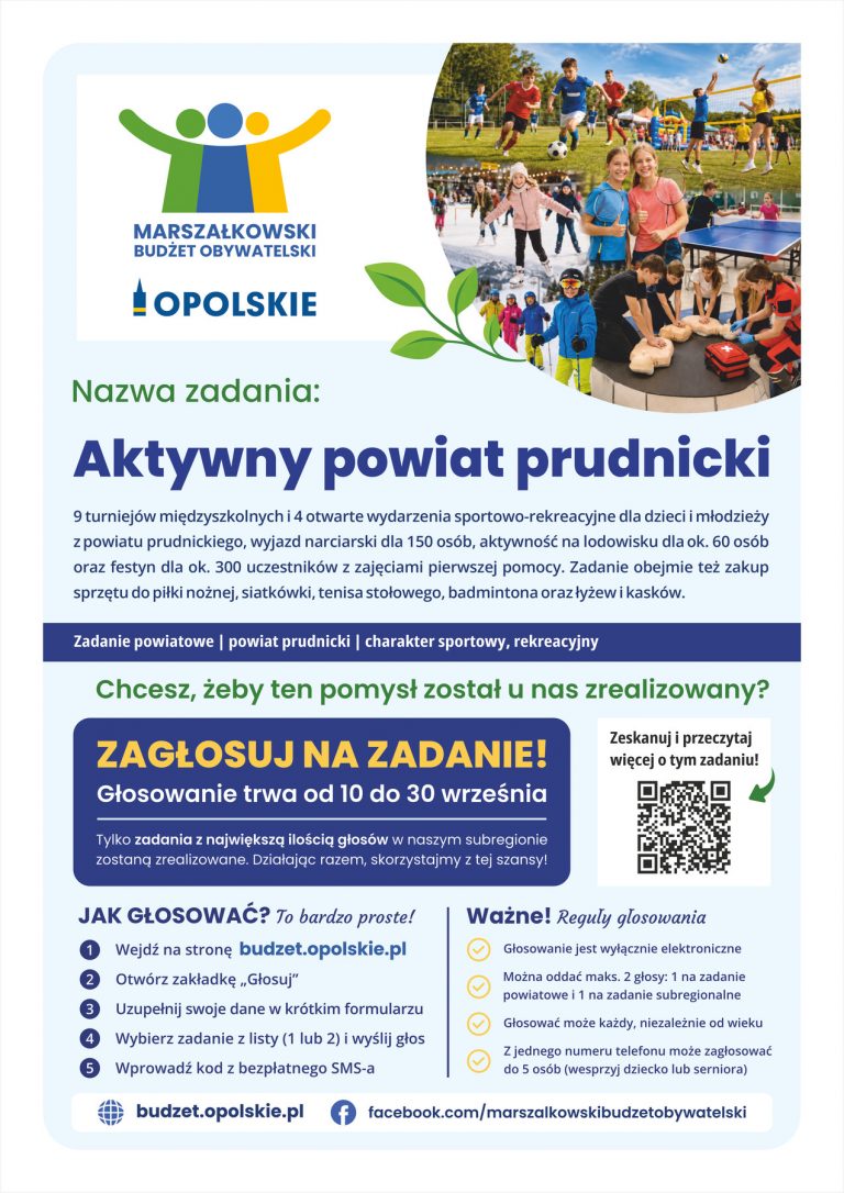 Plakat – Aktywny Powiat Prudnicki