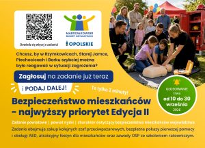 Pocztówka – Bezpieczeństwo Mieszkańców Najwyższy Priorytet Edycja II