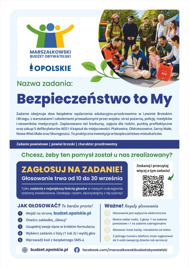 Plakat – Bezpieczeństwo To My