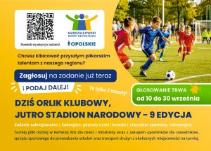 Pocztówka – DZIŚ ORLIK KLUBOWY, JUTRO STADION NARODOWY 9 EDYCJA