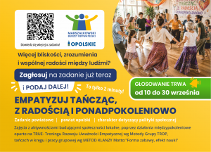 Pocztówka – EMPATYZUJ TAŃCZĄC, Z RADOŚCIĄ I PONADPOKOLENIOWO