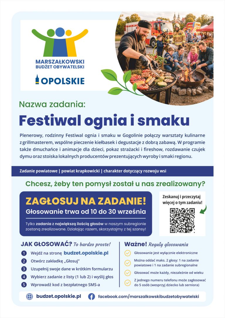 Plakat – Festiwal Ognia I Smaku