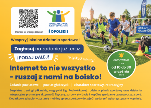 Pocztówka – Internet To Nie Wszystko Ruszaj Z Nami Na Boisko!
