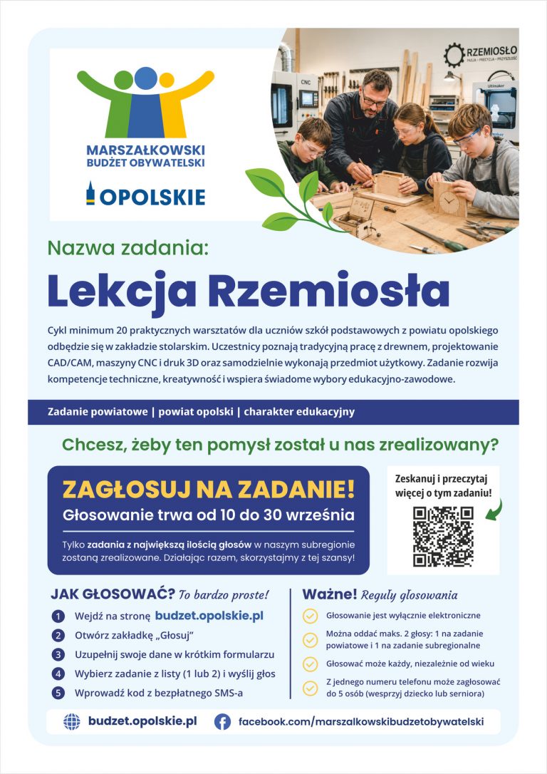 Plakat – Lekcja Rzemiosła