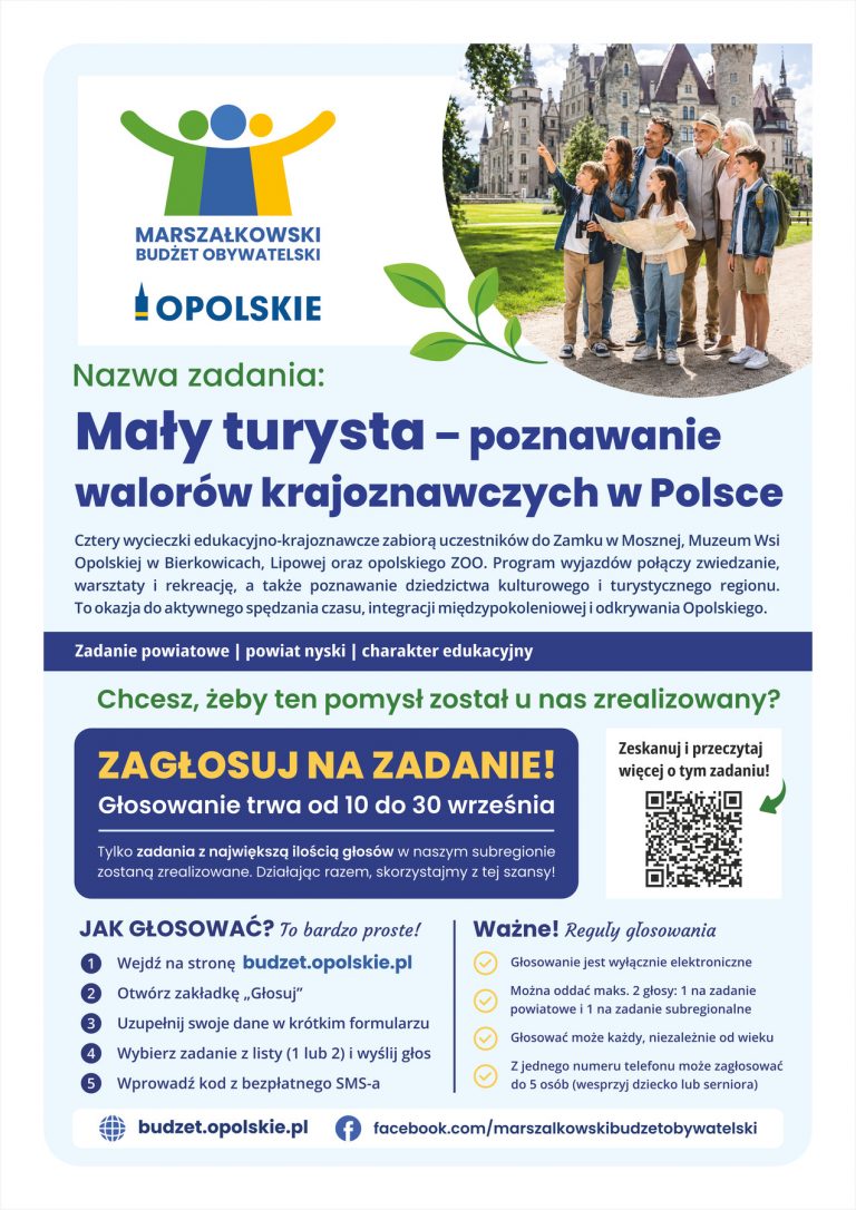 Plakat – Mały Turysta Poznawanie Walorów Krajoznawczych W Polsce