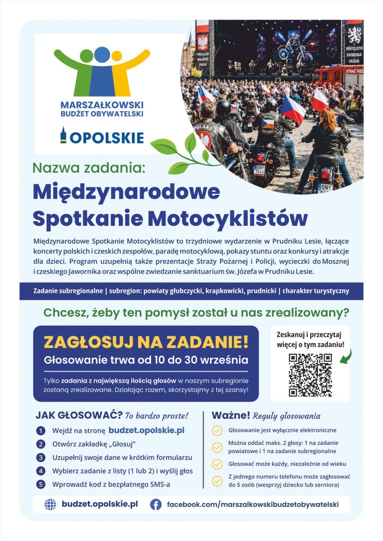 Plakat – Międzynarodowe Spotkanie Motocyklistów