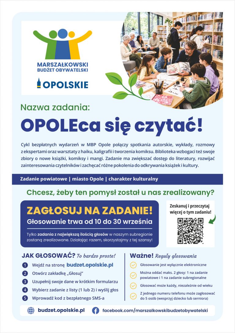 Plakat – OPOLEca Się Czytać!