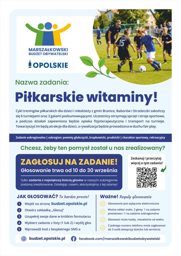 Plakat – Piłkarskie Witaminy!