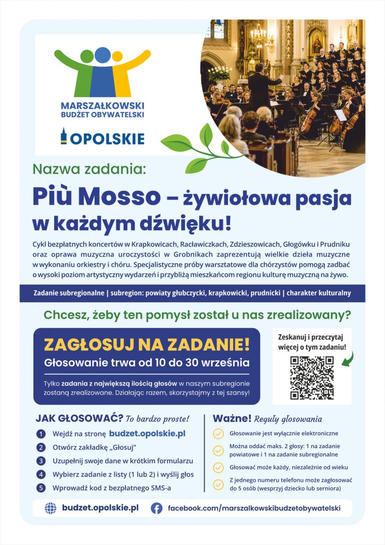 Plakat – Più Mosso żywiołowa Pasja W Każdym Dźwięku!