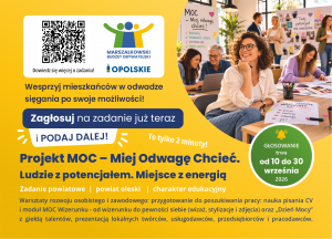 Pocztówka – Projekt MOC – Miej Odwagę Chcieć. Ludzie Z Potencjałem. Miejsce Z Energią