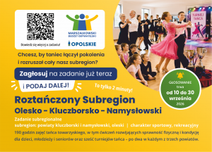 Pocztówka – Roztańczony Subregion Olesko Kluczborsko Namysłowski