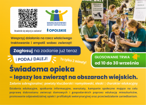 Pocztówka – Świadoma Opieka Lepszy Los Zwierząt Na Obszarach Wiejskich.