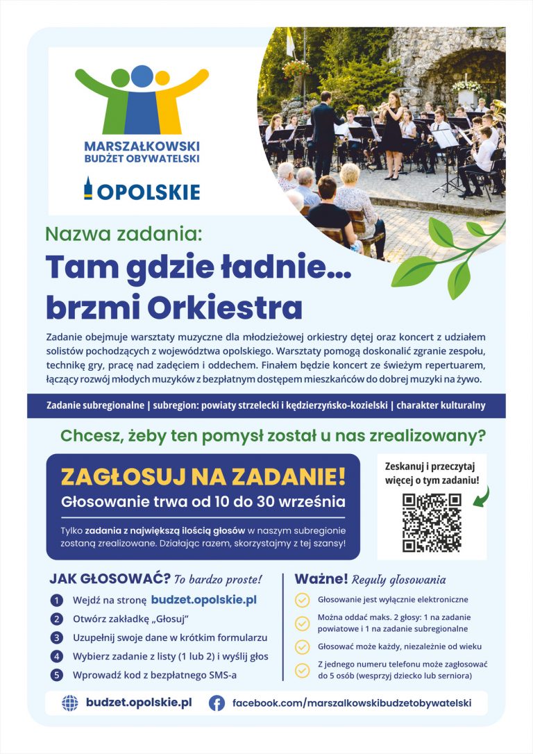 Plakat – Tam Gdzie ładnie… Brzmi Orkiestra (3)