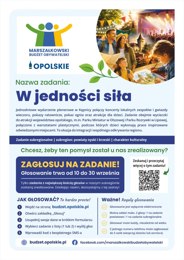 Plakat – W Jedności Siła