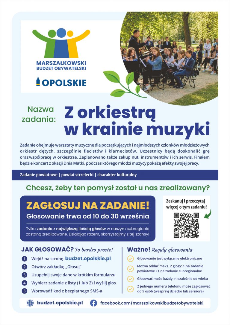 Plakat – Z Orkiestrą W Krainie Muzyki