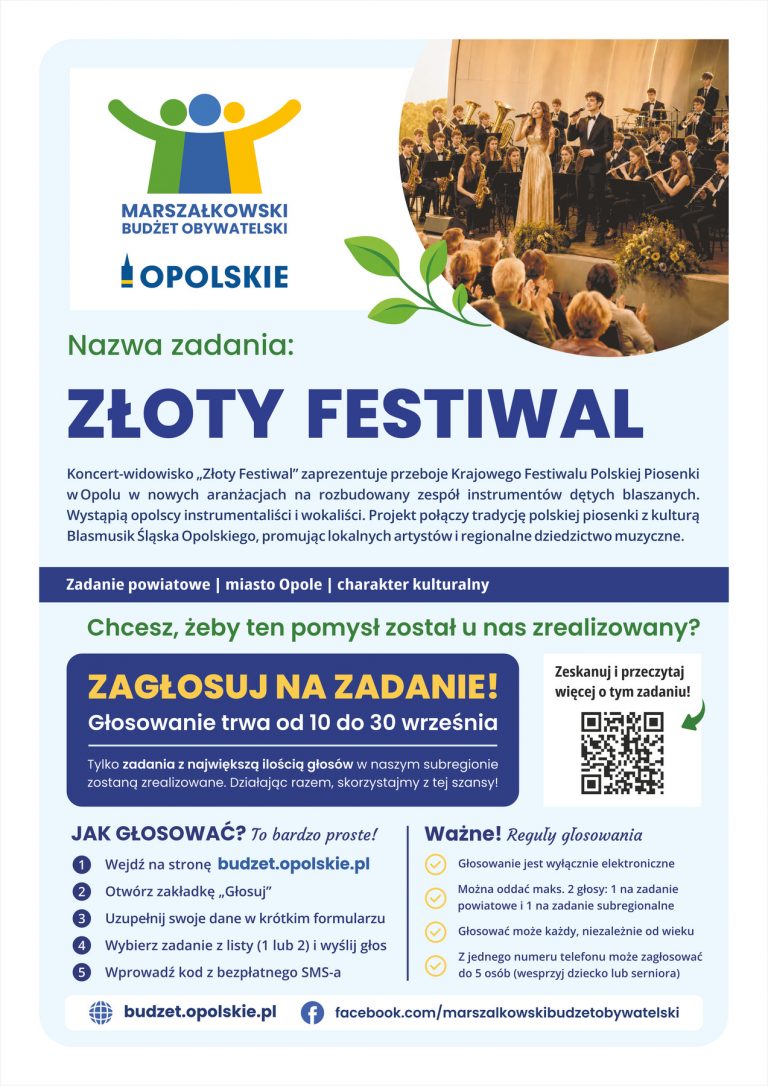 Plakat – ZŁOTY FESTIWAL