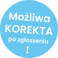 Możliwa korekta zgłoszenia